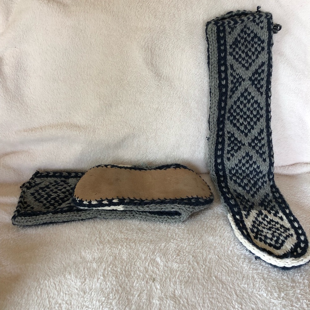 Handmade Knitted Slippers